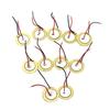10 Pcs Piezoelectric Piezo Ceramic Wafer Plate Dia 15Mm For Buzzer Loudspeaker