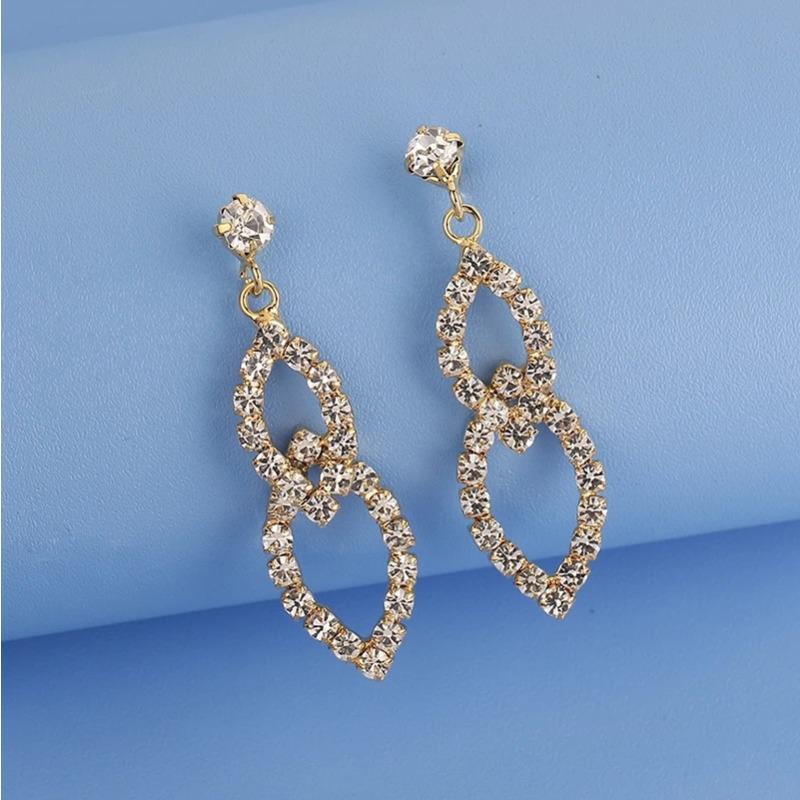 Свадебные серьги, популярные серьги с бриллиантами, цепочка с кисточками и бриллиантами, серьги-гвоздики для невесты