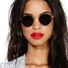 1pc New Fashion Women's Sunglasses, , Shape, Gradient Lens, High-End Design For Large Faces Vintage Shades Beach Men's Sunglasses