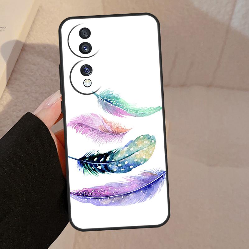 Чехол-перо для Honor Magic 7 Lite 6 5 V5 Чехол для Honor 400 200 Pro 90 70 50 X8a X8b X9a X9b X9c Обложка