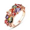Кольцо Cao Shi Colorful Zircon Mona Lisa Temperament Ring - Японские корейские украшения