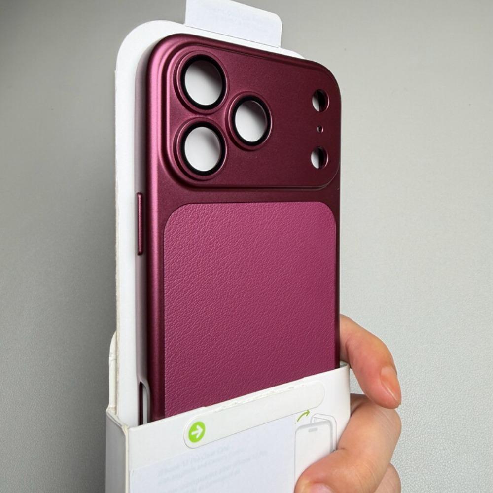 Мгновенно поменяйте 18 Pro Max на IPhone 18 Pro Max 17 Air 16 15 14 13 12 TPU Кожаный Ударопрочный Защита от царапин Защита камеры Задняя крышка