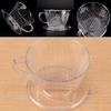 Clear Coffee Filter Cup Cone Drip Dripper Maker Brewer Holder Plastic Reusable