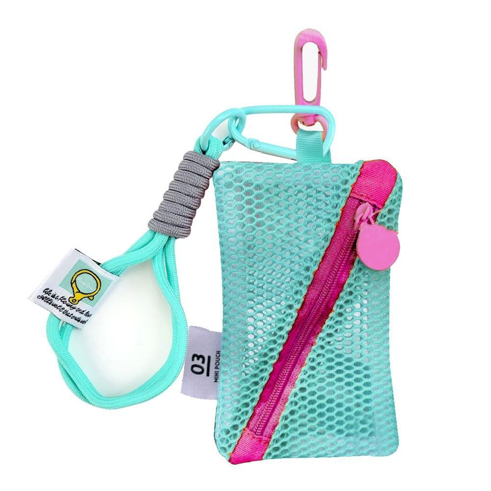 Durable Dopamine Color Storage Bag Candy Color Toiletry Mesh Cosmetic Bag Large Capacity Travel Storage Pouch