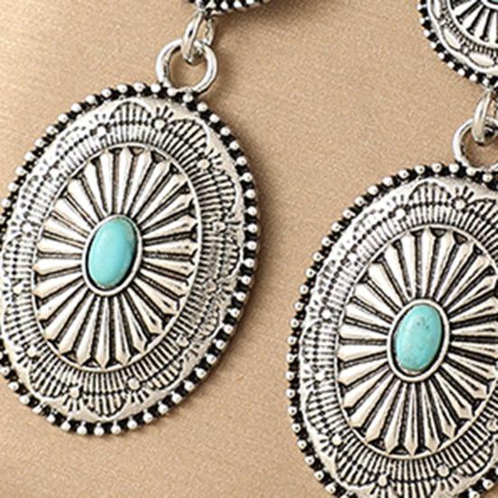 1 Pair Bohemia Style Drop Earrings Tassel Design Lightweight Stud Earrings Urban Charm Earrings Jewelry Gift