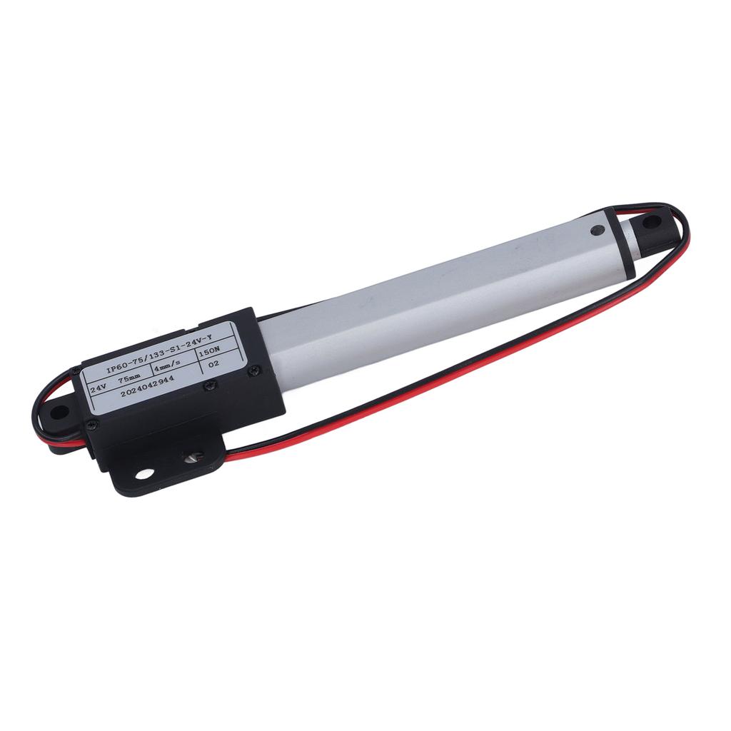 Electric Mini Linear Actuator Telescopic Small Motion Actuator 150N 75mm Stroke DC24V 4mm s for Robot