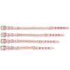 Rhinestone Cat Necklace PU Neck Strap for Small Dogs Neck Chain Dog Cat Pearl Collars  Pet Gift