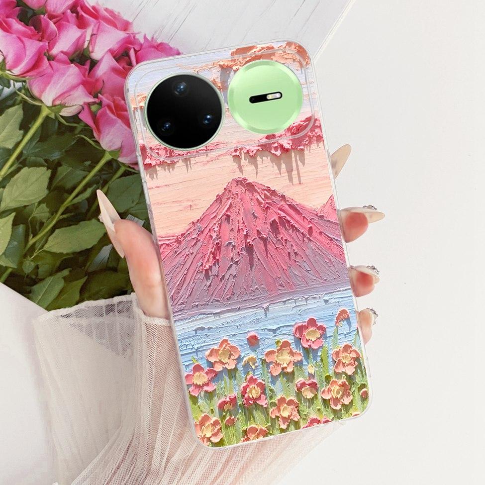 Clear For Huawei Nova 15 Pro Case KLE-AL00U Luxury Cute Cat Fashion Butterfly Cool Painted Casing For Huawei Nova15 Pro Cover