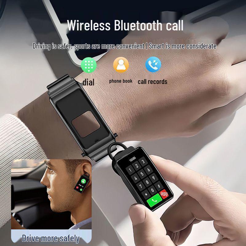 Умный браслет с NFC, Bluetooth-наушниками и функцией звонков, умные часы «два в одном» с возможностью офлайн-оплаты