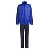 Adidas Essentials Woven Tracksuit Set Legend Ink Size 130 Kids' 3-Stripes (ECN98) - Top Semi-Silent Blue/White, Bottom (IV7333)