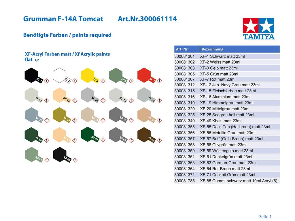 TAMIYA Masterpiece Series Grumman Tomcat Plastic Model 61114 1/48 No.114 F-14A