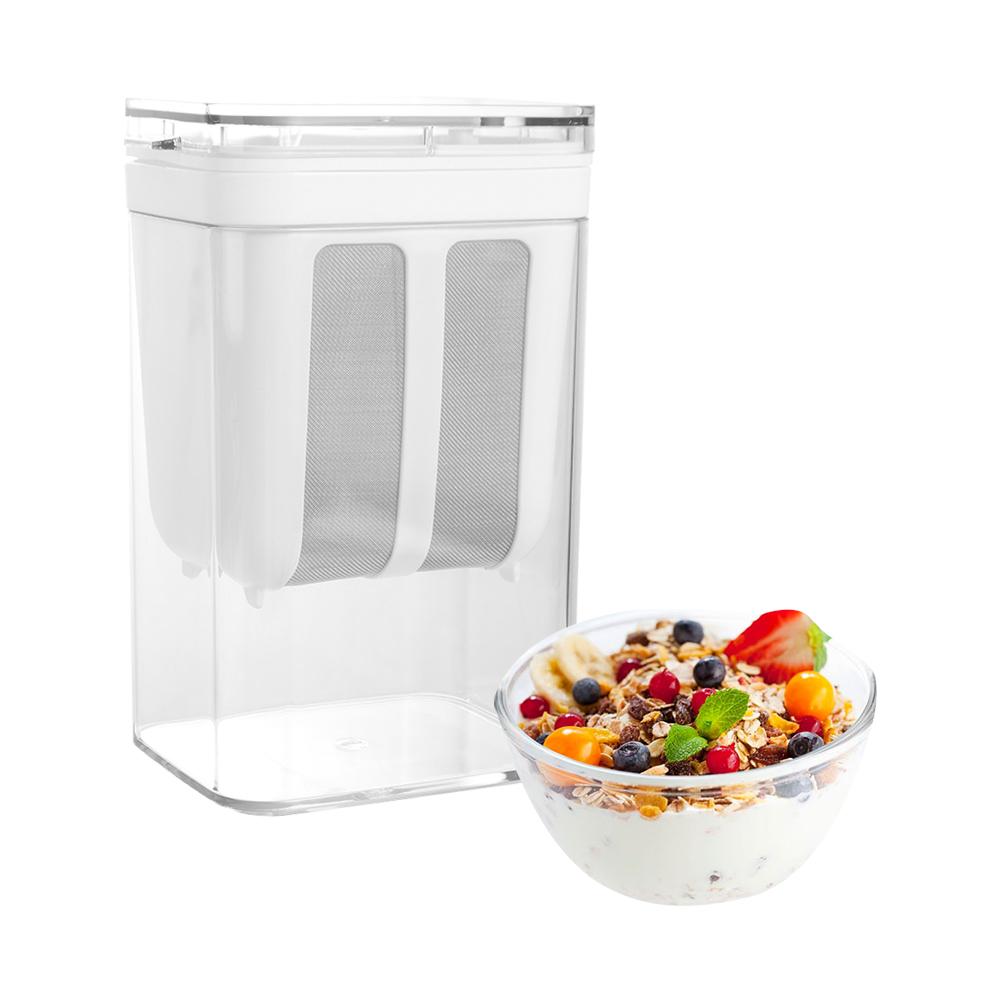 with Lids Yogurt Filter 1100ML Whey Separation Tools Washable Greek Yogurt Strainer Milk Tea