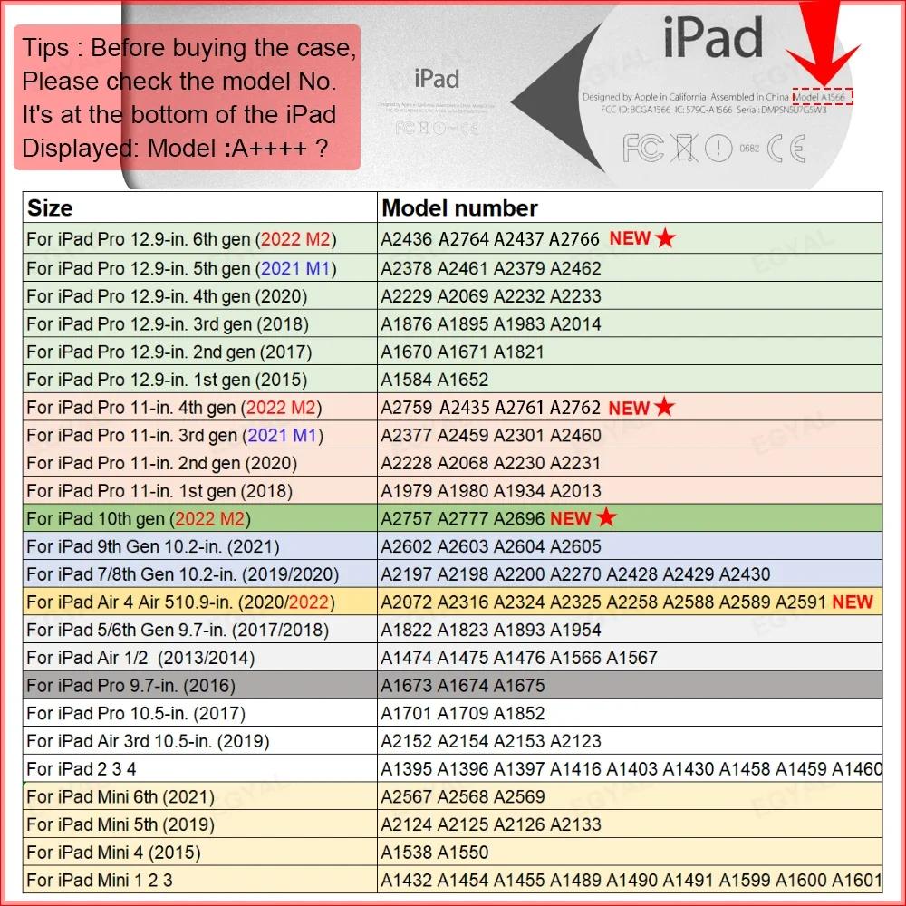 Чехол из ЭВА для планшета Новый iPad 11-го поколения A16 10-го 9 8 7-го 10.2 Pro 11 Air 11 13 M3 Mini 7 6 5 4 3 Подставка Ударопрочный Детский чехол