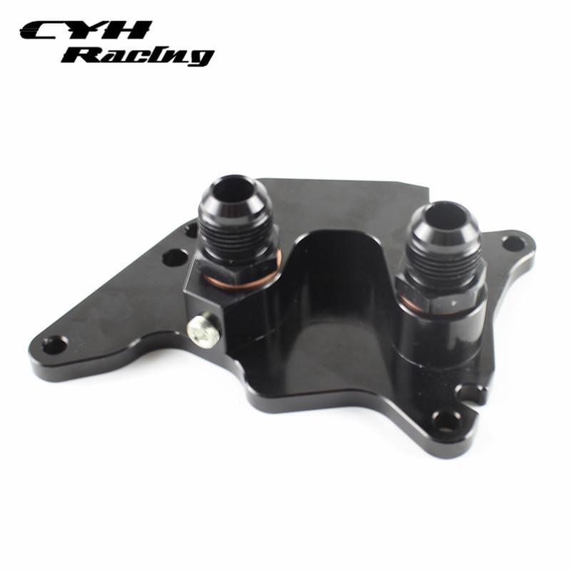 Aluminum AN10 Oil Filter Cooler Sandwich Plate Adapter kits For MINI COOPER S R56