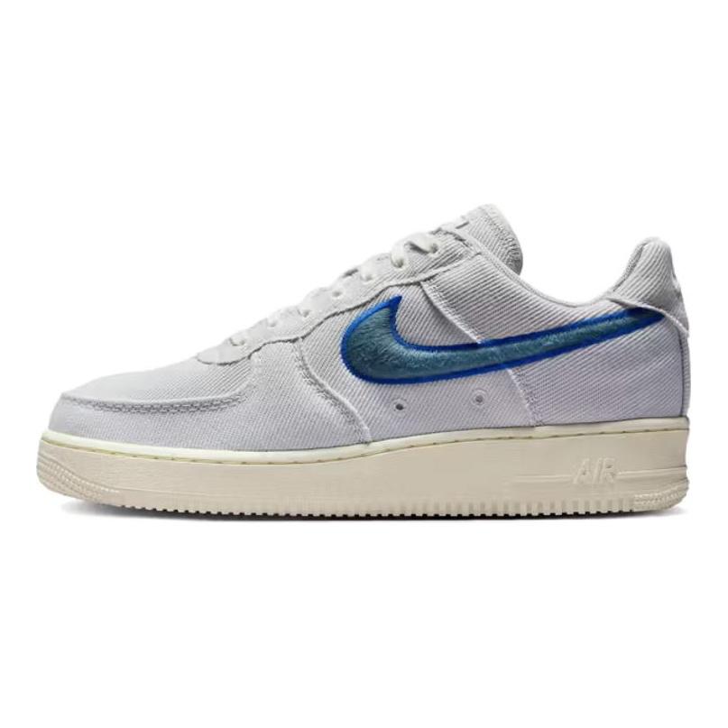 Nike Кроссовки Air Force 1 Low Canvas Photon Dust Game Royal Pale Ivory Smokey Blue HV1204-001