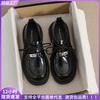 Thick-soled Women's Spring and Autumn Lace-up Retro Small Leather Shoes Thick Heel Soft Sole Large Size Women's Shoes