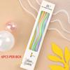 6 Pcs Curve Wedding Birthday Candle Party Cake Decoration Pencil Golden Paraffin Supplies DIY Bake Boy Girl Home Tools