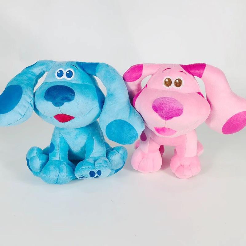20cm Large Blue's Clues & You! Beanbag Plush Doll Blue Pink Dog Soft Stuffed Toys Cute Christmas Plush Toys Pillow for Kids Gift