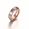 [Rockyu] аксессуары вольфрамовое кольцо розовое золото мужское кольцо Популярность простой Матовая отделка