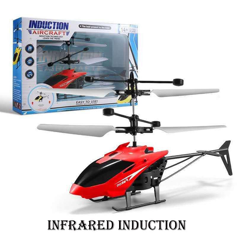 Usb Rechargeable Remote Control Infrared Induction Helicopter Hovering Aircraft Kid Xmas Gift