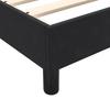 Łóżko Box Spring Bez Materaca Czarne 100X210 Cm Aksamit
