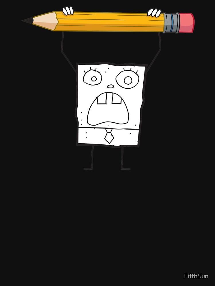 SpongeBob SquarePants SpongeBob SquarePants DoodleBob Pencil Rage Classic T-Shirt
