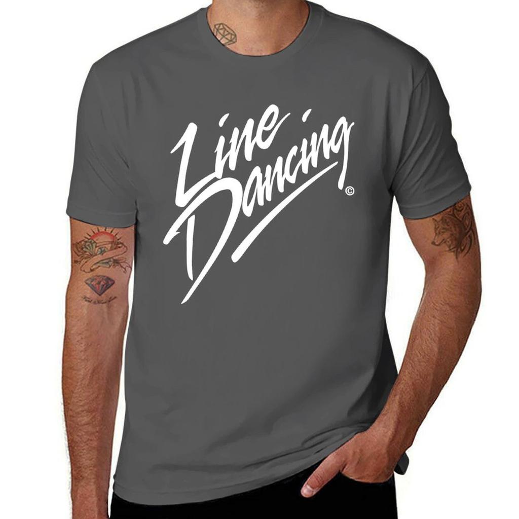 Line Dancing Handwritten By Subgirl Tshirt Tough Fabric Work Tee