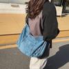 Vintage Denim Large Capacity Women's Shoulder Bag Fashion Solid Color Ladies Messenger Bags Simple Square Female Tote Handbag