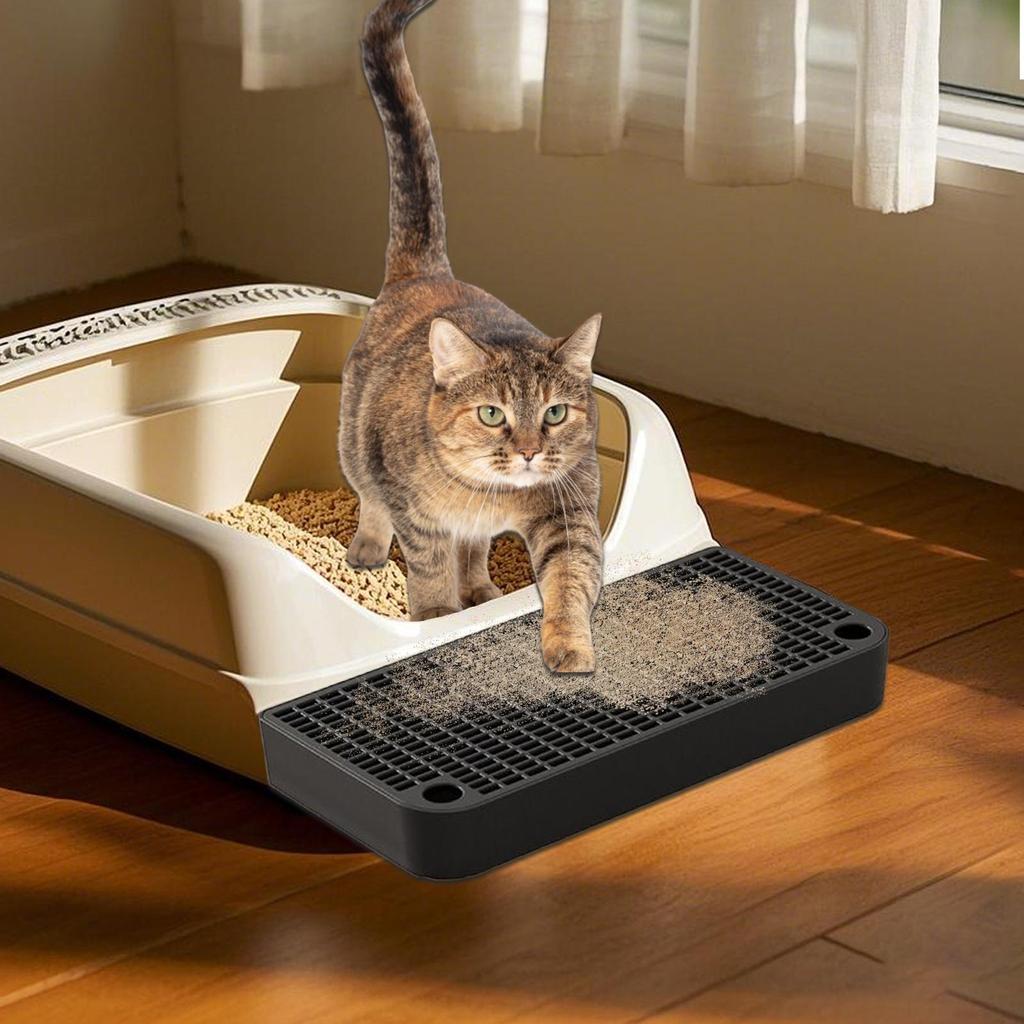 Litter Box Step Cat litter ramp with Filter Function Waterproof Home Kitten Toilet Ramp Pedal pet Supplies for small cats