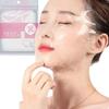 100Pcs Disposable Face Plastic Film Full Face Cleaner Mask Neck Stickers Paper Transparent PE Masks Wrap Facial Beauty Healthy Tool