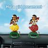 Decorative Shaking Ornament Creative Unique Sunflower Dancing Girl Statue Car Accessories