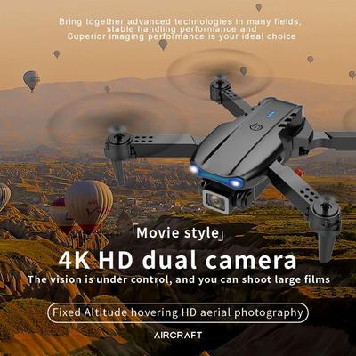 Дрон E99&K3 Pro с 4K двойной камерой, оптическим потоком, аэрофотосъемкой, четырехроторный RC самолет, fpv, фиксация высоты, игрушка-дрон, складная игрушка