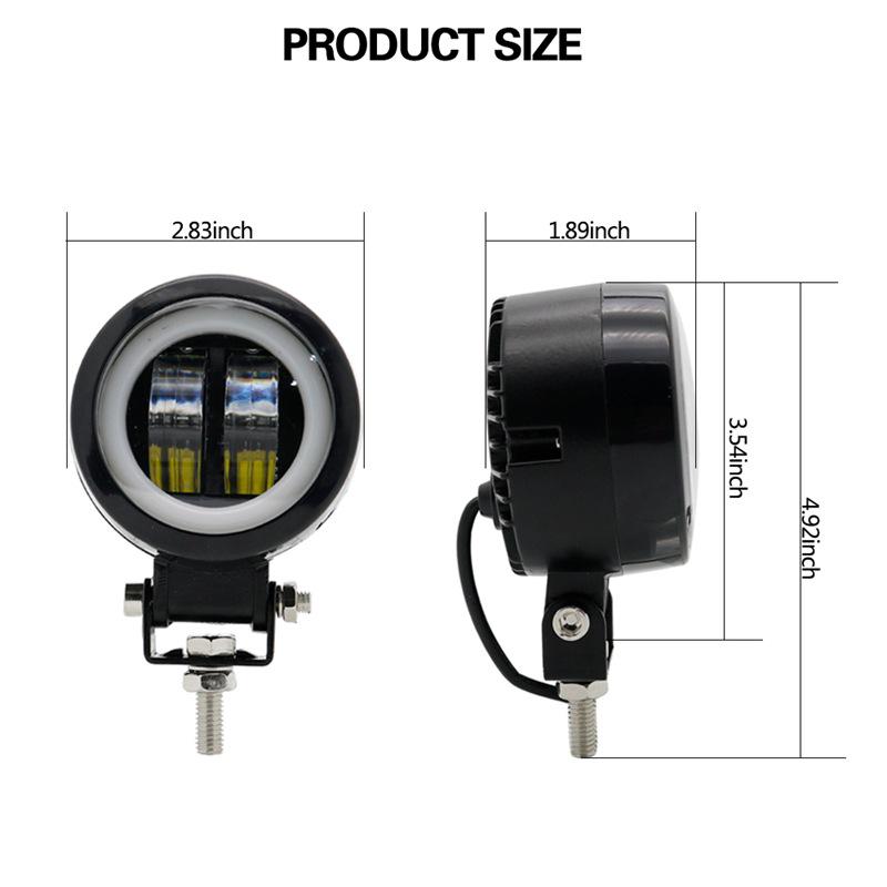 20W LED Off-Road Work Light with Angel Eye Fog Light