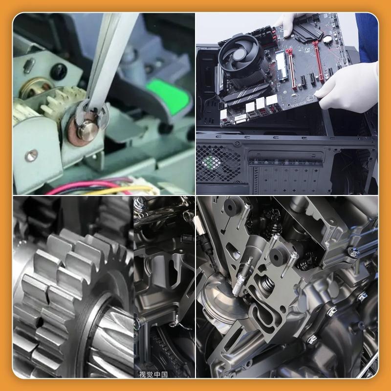 Комплект из 240 внешних стопорных колец E-Clip, 10 шт. Комплект внешних стопорных колец из марганцевой стали 0,06–0,39 дюйма