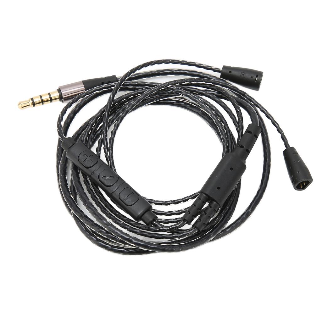OFC Headphone O Cord Replacement O Cable with Volume Control and Mic Function for IE 8 IE 80