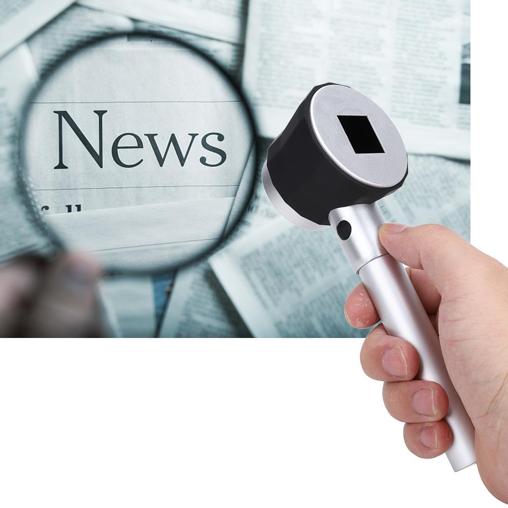 10X портативный карманный светодиодный мини-увеличитель лупа увеличительное стекло со шкалой для наблюдения