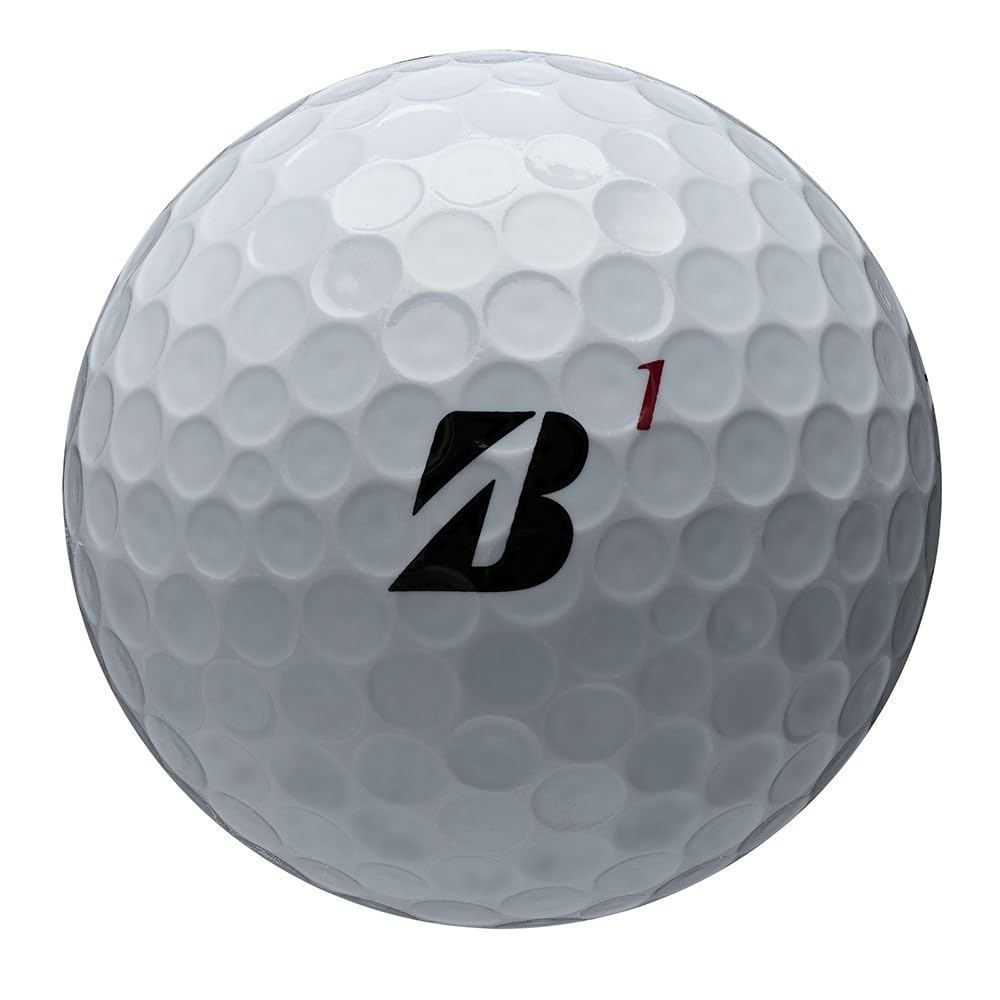 Мячи для гольфа Bridgestone Tour B 2024, 1 дюжина (12 мячей), Мяч для гольфа BRIDGESTONE TOUR B X XS RX RXS MindSet, Уретановое покрытие, 3-компонентная конструкция, США