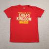 Мужская футболка с графическим принтом Kansas City Chiefs Kingdom, футболка по американскому футболу NFL, размер Medium