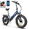 Складной электровелосипед SAMEBIKE LOTDM200-II, 20-дюймовый городской электровелосипед для взрослых, двигатель 750 Вт, аккумулятор 48 В 13 Ач