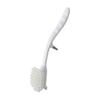 Dishwashing Brush Long Handle with Scraper Dense Soft Bristles Labor-saving Remove Stain Kitchen Sink Stove Dish Washing Cleaning Brush for Home