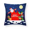 Christmas Themed Pillowcases Car Accessories Office Santa Claus Living Room Sofa Home Pillowcases