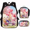 Милый мультяшный кот Кит Кэт Рюкзак Милый рюкзак для девочки Цифровая печать Студенческая школьная сумка