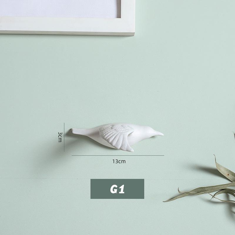 3D Керамические Птицы Настенный Подвесной Кулон Домашние Украшения Декор для ТВ-фона Ремесла Декор для Подвешивания в Гостиной Ручная работа