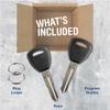 2X KeylessOption Car Key Replacement for 1996 1997 1998 1999 2000 2001 2002 2003 2004 2005 2006 Acura CL MDX RSX TL Honda Accord Civic Insight