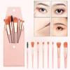Eyeshadow Brush Set Kit Makeup Brush Bag Beauty Tools Lip Brush Mini Eight Makeup Brushes Complete Set