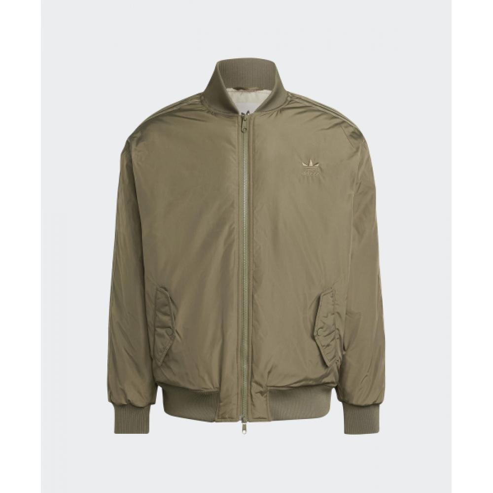 Adidas Куртка-бомбер свободного покроя из нержавеющей стали Olive Iw8421