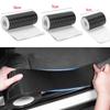 5M DIY Nano 3D Carbon Fiber Car Stickers Door Sill Protector Bumper Tape Car Protector Strip Водонепроницаемая защитная пленка