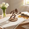 Yousheng Football Player Ornament Minimalist Line Rugby Player Figurine Collectible Home Office Desktop Decoration Gift for Football Enthusiasts