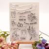 Christmas Home Transparent Silicone Clear Stamps DIY Scrapbooking Album Paper Card Flower Animals Greeting Word Letter
