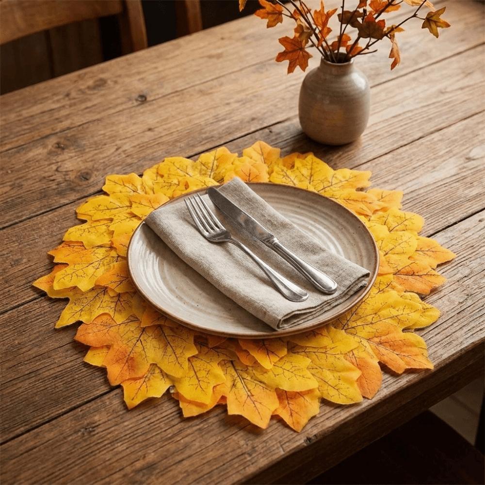 Quick Dry Thanksgiving Decorative Placemat Heat-resistant Trivet Mat Cup Mat Thanksgiving